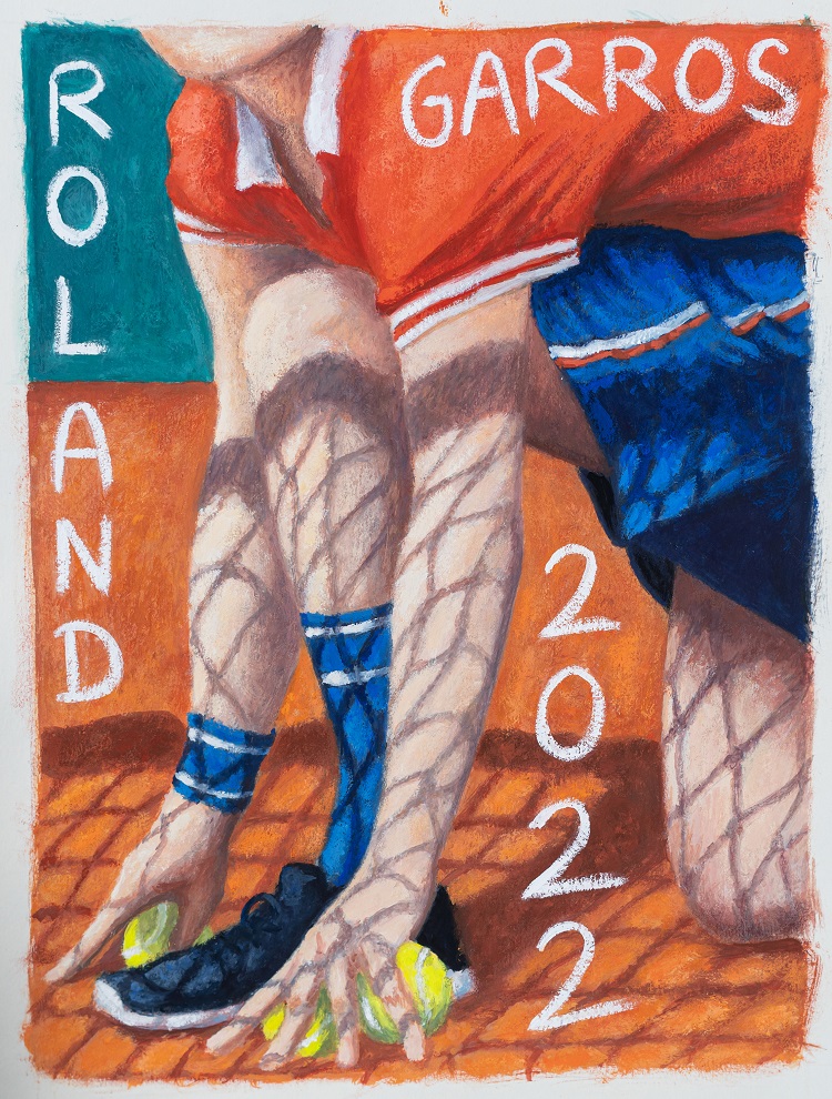 На Ролан Гаррос представили официальный постер турнира в 2022 году