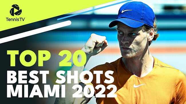 Лучшие удары и розыгрыши на турнире ATP в Майами (ВИДЕО)