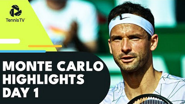 Обзор матчей воскресенья на турнире ATP в Монте-Карло (ВИДЕО)