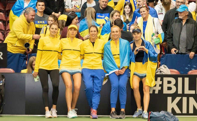 Сборная Украины претендует на награду "Heart Award" в Кубке Билли Джин Кинг