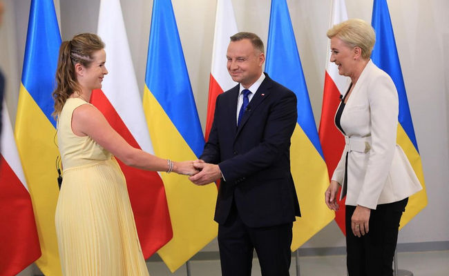 Элина Свитолина встретилась с Президентом Польши