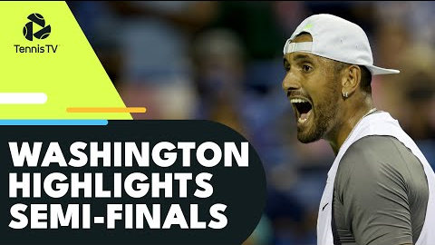 Обзор полуфиналов на турнире ATP в Вашингтоне (ВИДЕО)
