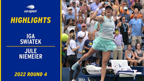 Обзор матча Ига Швёнтек - Юле Нимайер на US Open (ВИДЕО)