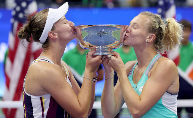 US Open. Крейчикова и Синякова выиграли третий в сезоне титул Grand Slam