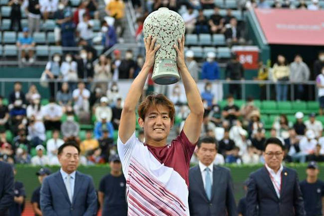 Сеул. Нисиока выиграл второй титул ATP в карьере