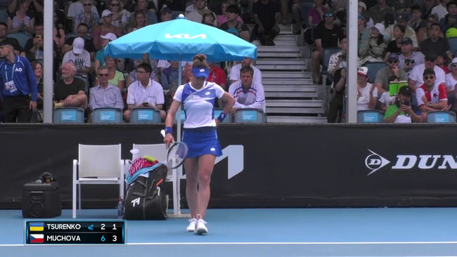 Обзор матча Леся Цуренко - Каролина Мухова на Australian Open (ВИДЕО)