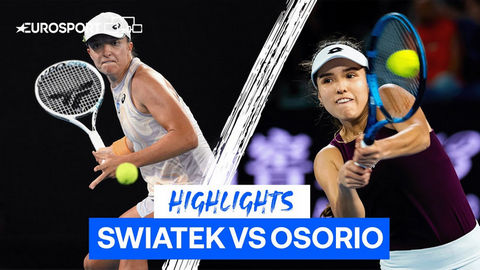 Обзор матча Ига Швёнтек - Камила Осорио на Australian Open (ВИДЕО)