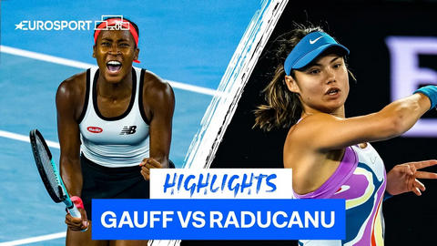Обзор матча Коко Гауфф - Эмма Радукану на Australian Open (ВИДЕО)
