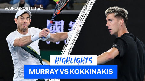 Пятисетовая битва Энди Маррея и Танаси Коккинакиса на Australian Open (ВИДЕО)