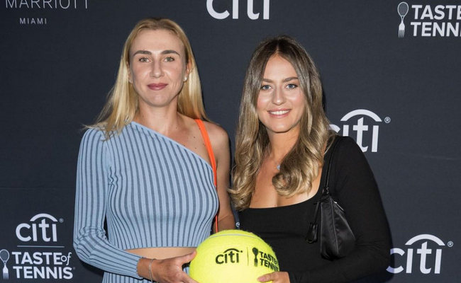 Марта Костюк и Людмила Киченок посетили теннисную вечеринку "Taste of Tennis" в Майами