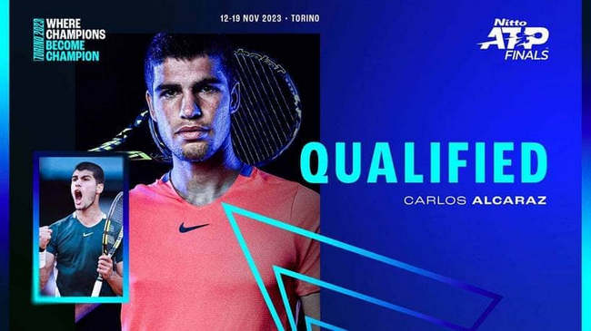 Карлос Алькарас первым квалифицировался на Итоговый турнир ATP в этом сезоне