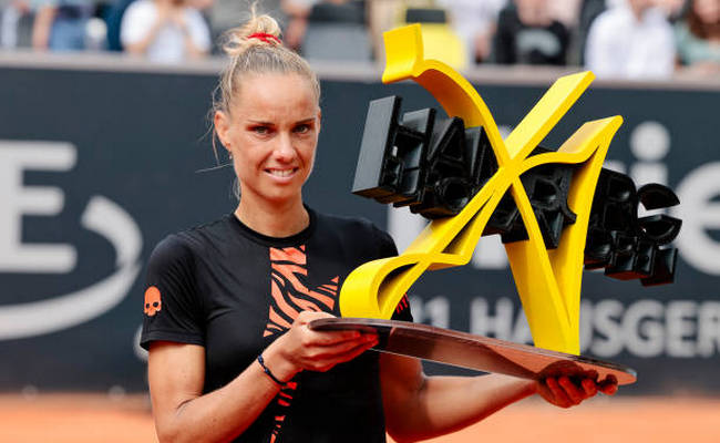 Гамбург. 32-летняя Рус впервые выиграла одиночный титул WTA