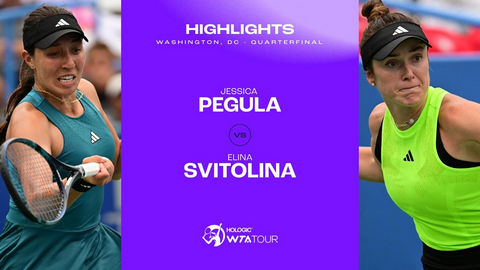 Обзор четвертьфинала Элина Свитолина - Джессика Пегула в Вашингтоне (ВИДЕО)