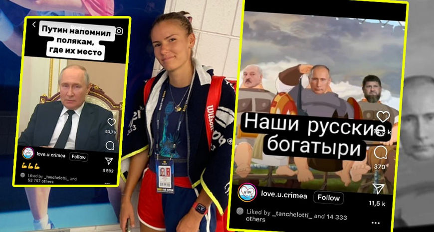 Тенісистка, якій «подобаються» відео про путіна і російську армію, дебютує на US Open