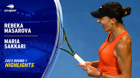 Обзор матча Ребека Масарова - Мария Саккари на US Open (ВИДЕО)