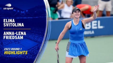 Обзор матча Элина Свитолина - Анна-Лена Фридсам на US Open (ВИДЕО)