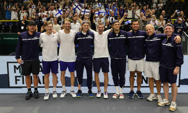 Davis Cup Finals. Австралия уверенно обыграла Швейцарию на пути в плей-офф, Финляндия впервые сыграет в финальном турнире