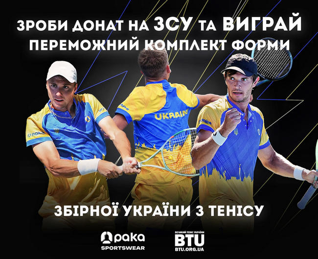 Комплект формы сборной Украины за донат на ВСУ: новый сбор от портала BTU и бренда PAKA
