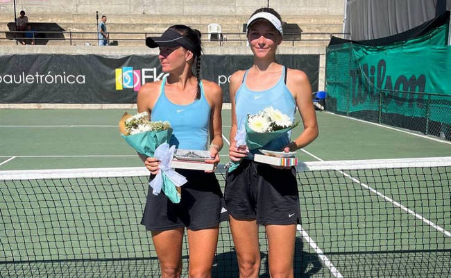 Сестры Колб и Ваншельбойм уступили в своих парных финалах на турнирах ITF