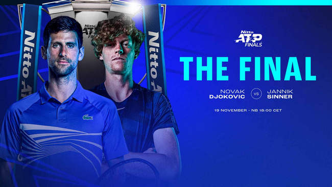 ATP Finals. Рекордний титул для Джоковича чи дебютний для Сіннера: прев'ю фінального матчу сезону