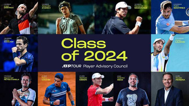 ATP назвала теннисистов, вошедших в Совет игроков на 2024 год