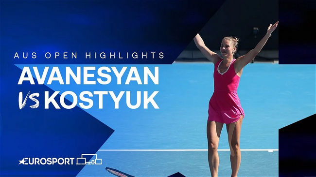 Обзор матча Марта Костюк - Элина Аванесян на Australian Open (ВИДЕО)