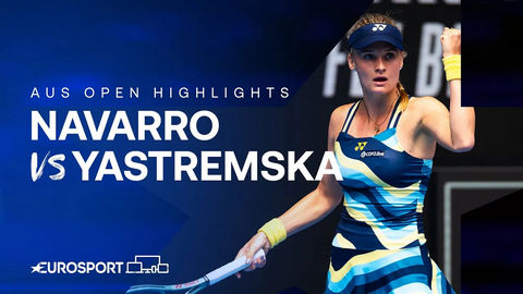 Обзор матча Даяна Ястремская - Эмма Наварро на Australian Open (ВИДЕО)