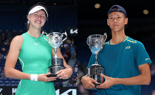 Australian Open. Ямрихова - вторая словацкая чемпионка в Мельбурне, Сакамото повторил достижение Кириоса и Зверева в Австралии