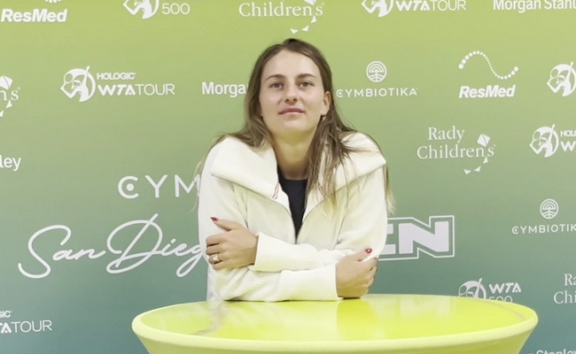 Марта Костюк: "Після Australian Open я навчилася більше приймати ситуацію такою, яка вона є, коли події розвиваються не на мою користь"