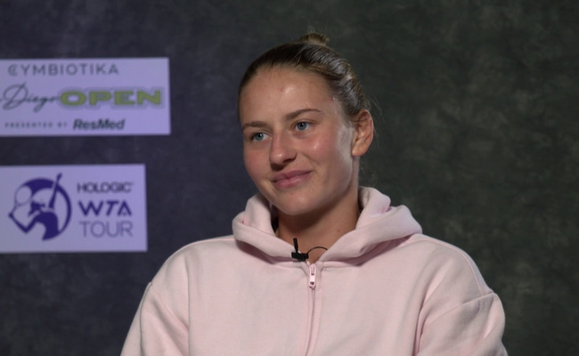 Марта Костюк - о победе над Пегулой в полуфинале: "До сих пор не понимаю, как мне удалось совершить этот камбэк в первом сете"