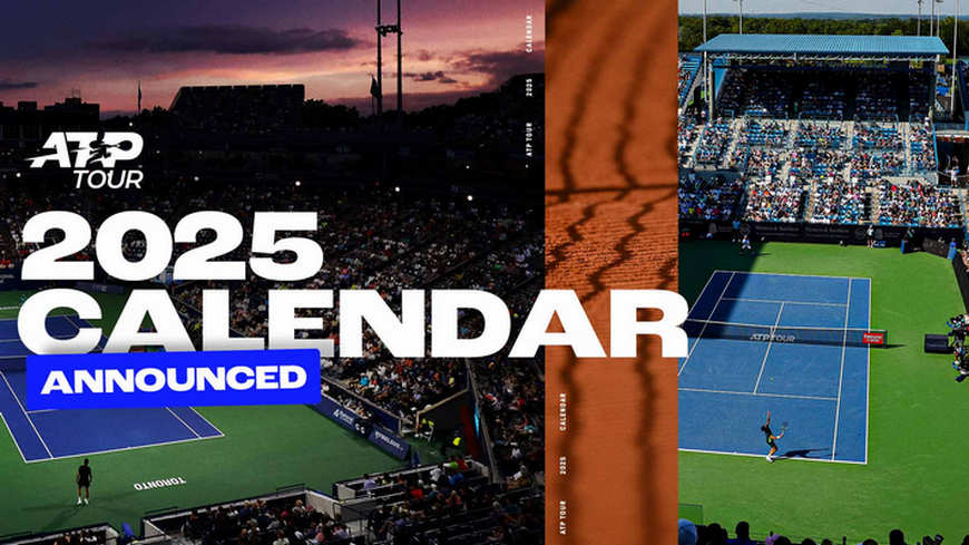 ATP опублікувала календар турнірів на 2025 рік