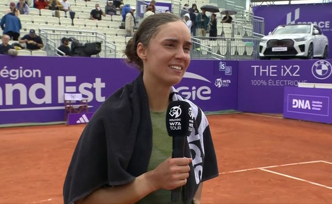 Ангелина Калинина - о волевой победе над Вондроушовой в Страсбурге: "Я рада, что в конце концов все сложилось в мою пользу"