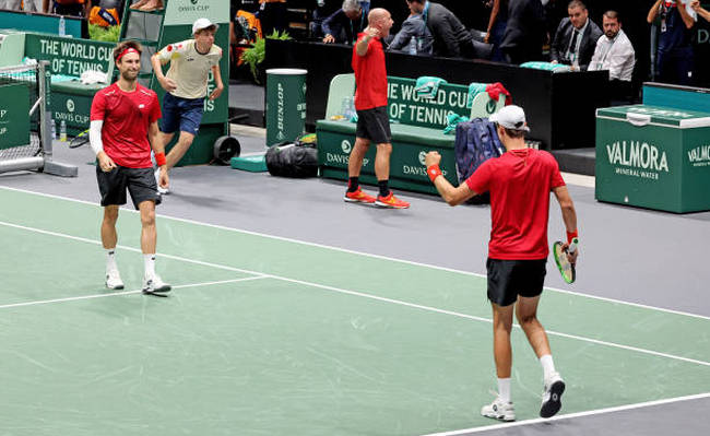 Davis Cup Finals. Німеччина впевнено виграла стартовий матч, Бельгія вирвала перемогу у Нідерландів