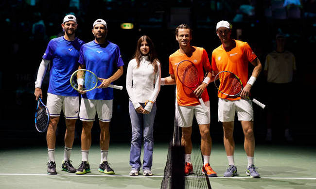 Davis Cup Finals. Італія та Нідерланди провели заключний матч у групі та вийшли до чвертьфіналу