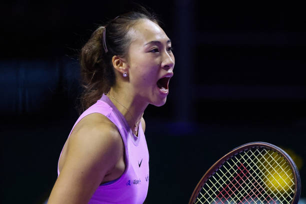 WTA Finals. Чжэн Циньвэнь стала второй азиаткой в истории турнира, которая будет бороться за одиночный титул