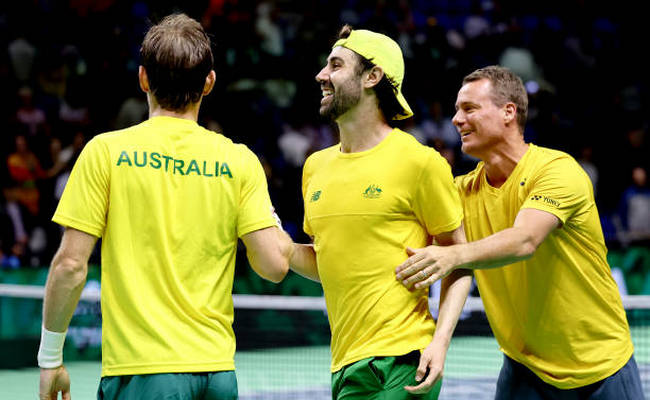 Davis Cup Finals. Сборная Австралии, обыграв США, третий год подряд вышла в полуфинал