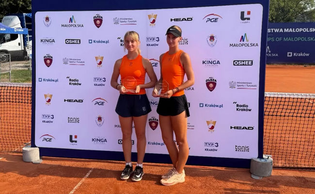 Краків (ITF Juniors). Бєлінська стала чемпіонкою парного турніру, Берновський зіграв у фіналі