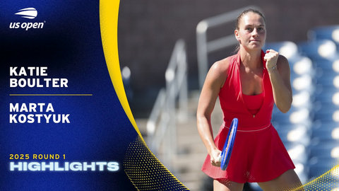 Обзор матча Марта Костюк - Кэти Бултер на US Open (ВИДЕО)