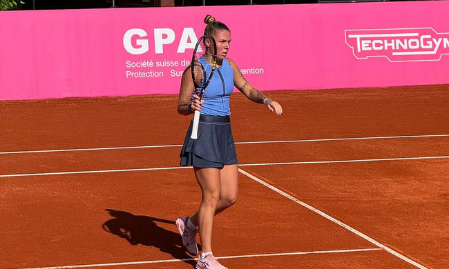 Монтрё. Олейникова впервые вышла в четвертьфинал соревнований WTA 125