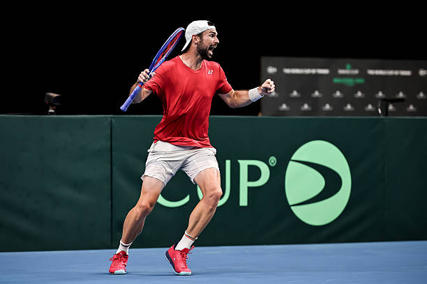 Кубок Дэвиса. Австрия сенсационно лидирует в поединке с Венгрией, выиграв два одиночных матча