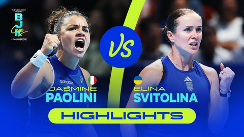 Обзор матча Элина Свитолина - Жасмин Паолини на Billie Jean King Cup Finals (ВИДЕО)