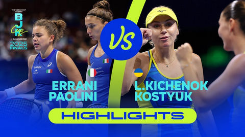 Обзор матча Киченок/Костюк - Эррани/Паолини на Billie Jean King Cup Finals (ВИДЕО)