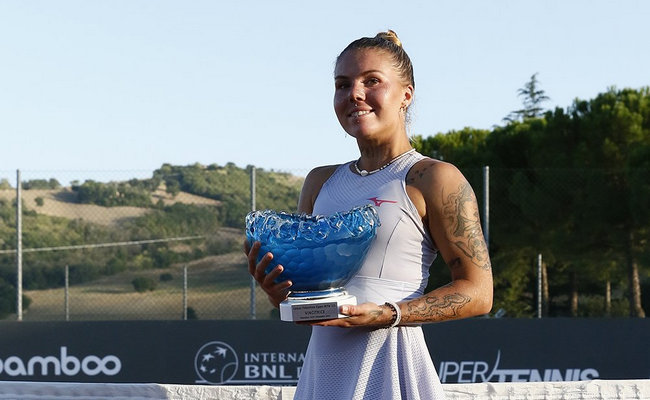 Александра Олейникова - после титула на турнире WTA 125: "Я хочу посвятить этот успех моему отцу, который добровольцем присоединился к ВСУ"