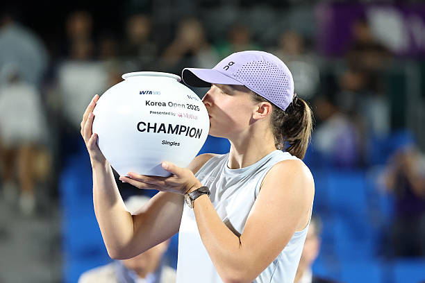 Ига Швёнтек: "Я счастлива, что смогла выиграть титул в Сеуле, учитывая нашу семейную историю"