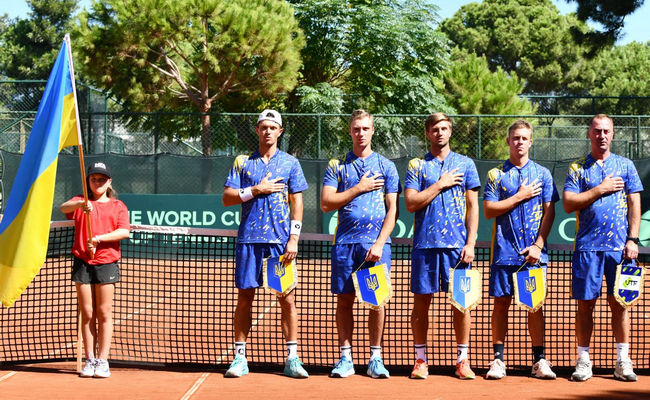 Сборная Украины получила следующих соперников в Кубке Дэвиса