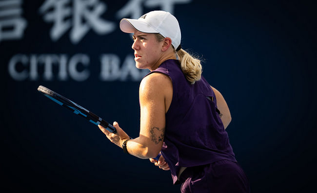 Пекин. Картэл сенсационно победила пятую ракетку мира Андрееву на пути в четвертьфинал