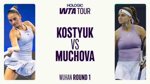 Обзор матча Марта Костюк - Каролина Мухова в Ухане (ВИДЕО)