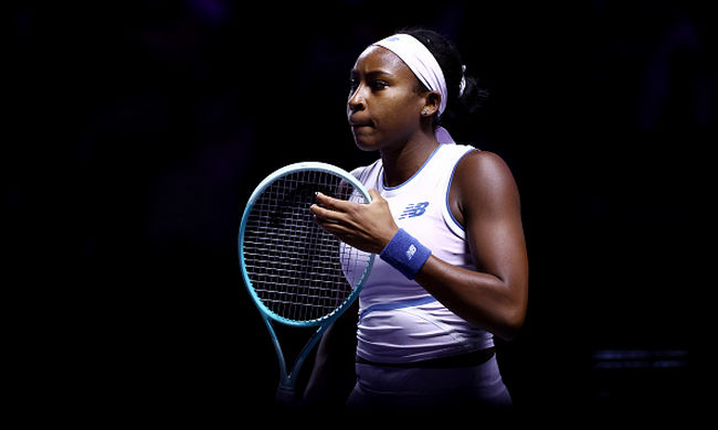 WTA Finals. Гауфф у двох сетах перемогла Паоліні і продовжує боротьбу за півфінал