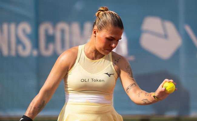 Тукуман. Олейникова вышла в четвертьфинал после отказа соперницы во втором сете
