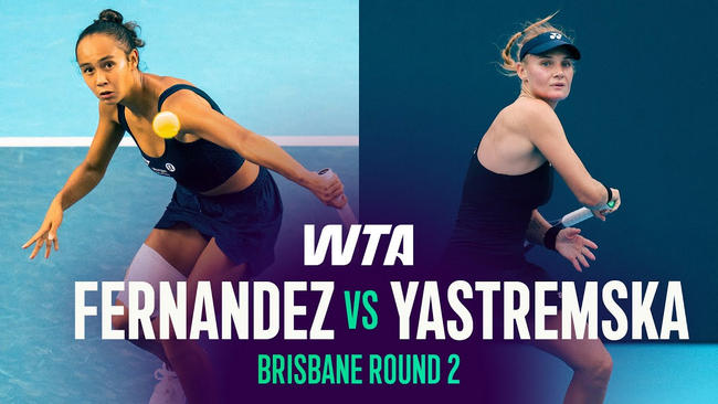 Обзор матча Даяна Ястремская - Лейла Фернандес в Брисбене (ВИДЕО)